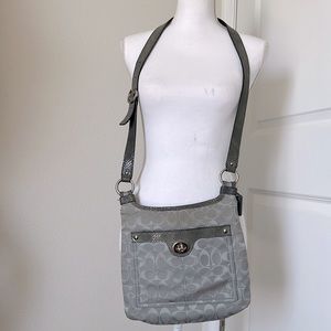 Blue/Grey Coach Crossbody Bag